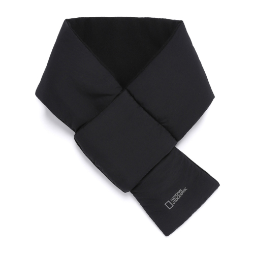내셔널지오그래픽 N253AMS900 패딩머플러 BLACK