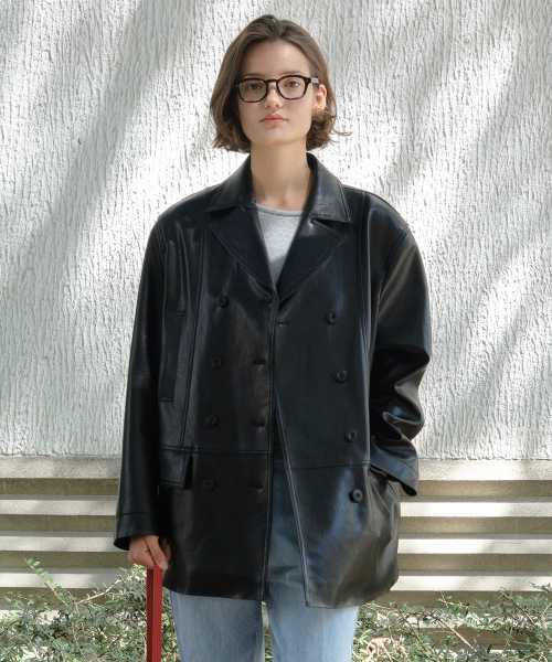 Folt Leather Jacket - Black
