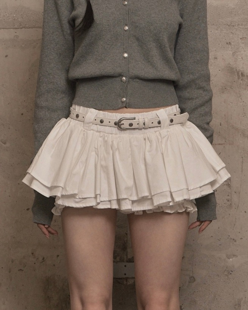 카키포인트(KHAKIPOINT) Cancan Skirt Pants (ivory) - 사이즈 & 후기