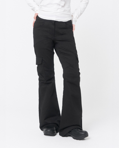 미세키서울(MISEKI SEOUL) Panel cargo bootscut pants BLACK - 사이즈