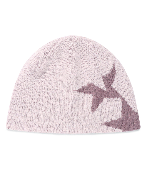 TWIN STAR BEANIE PINK(CV2FFUAB31A)