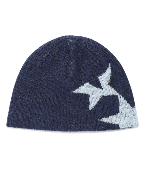 TWIN STAR BEANIE NAVY(CV2FFUAB31A)