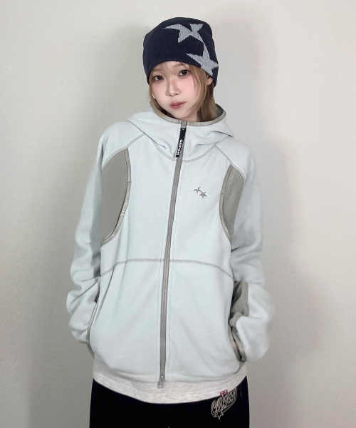 [기명, 매미pick] 4-POCKET FLEECE JACKET BLUE(CV2FFFB960A)