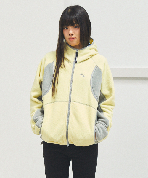 4-POCKET FLEECE JACKET YELLOW(CV2FFFB960A)