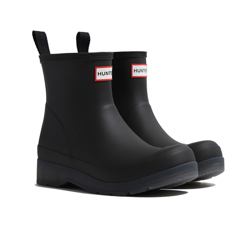 헌터() [WOMEN] 플레이 트랜스루센트 숏 레인부츠 - 블랙 WFS4001RMABLK 상품 이미지