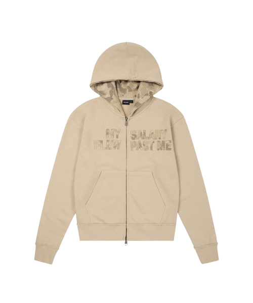 아캄(AAKAM) Contrast Patch Zip-Up Hoodie (Black) - 사이즈 & 후기