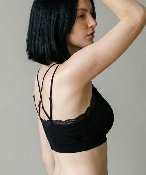 Breeze хлопок ribbed bralette( 5color / free size)