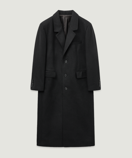 Однобортное пальто Graywhale Feltro Black