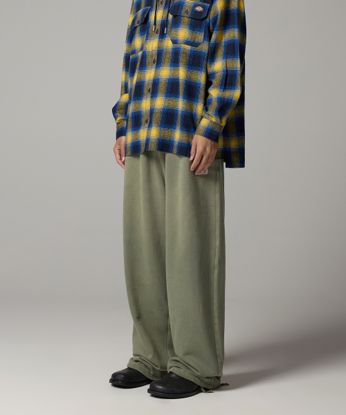 Базовые спортивные брюки Garment Dyed Olive