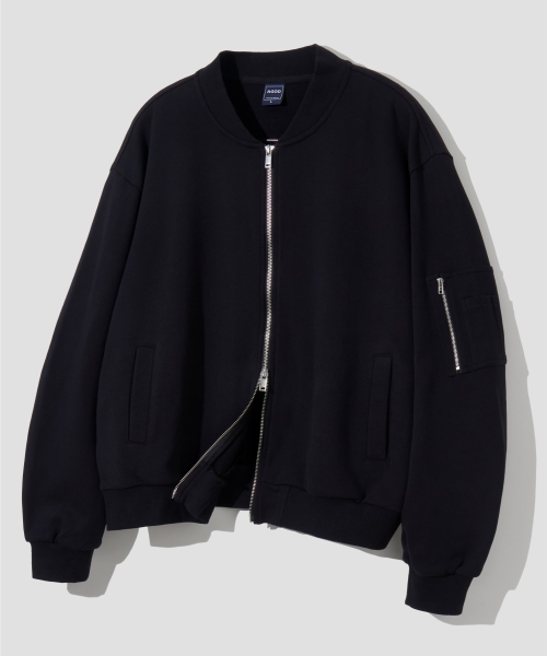 Свободный бомбер из свитшота [Black]