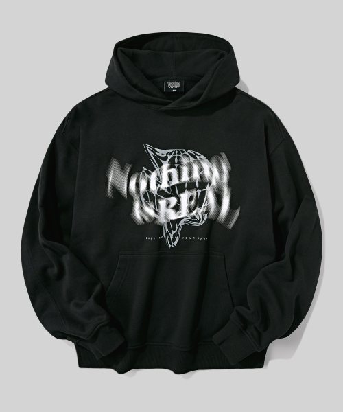 Худи Nothing Peach Black