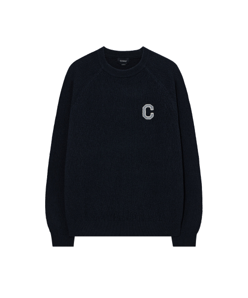 Джемпер с логотипом C - Dark Navy