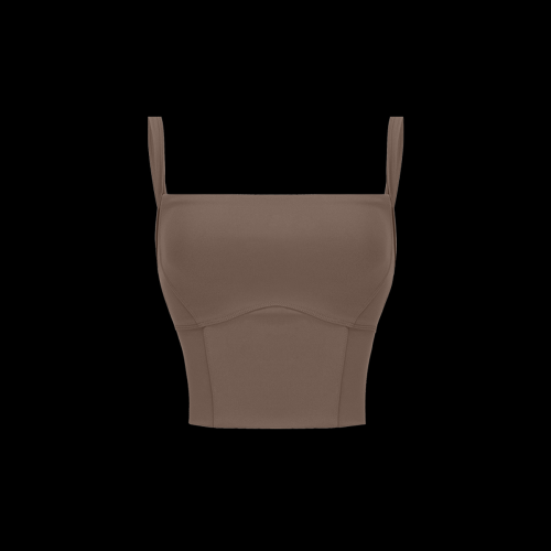 Спортивный топ DEMI Max Square в цвете Mocha Mousse