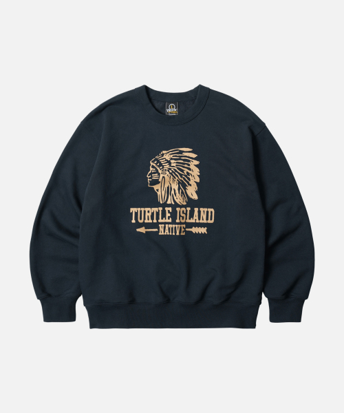 TURTLE ISLAND SWEATSHIRT _ NAVY