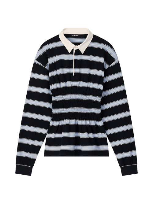 SMOKE STRIPE PK T-SHIRT NAVY