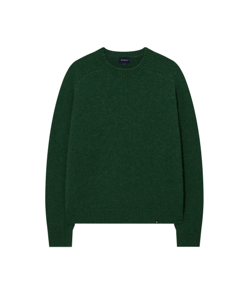 Пушистый джемпер реглан Green