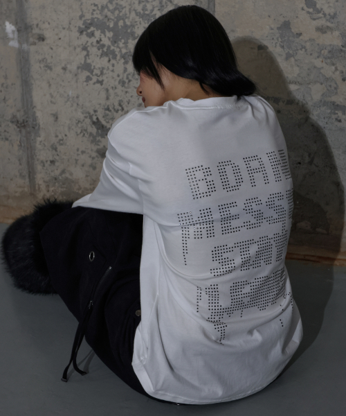 팬시클럽() FF 레터링 롱슬리브 (WHITE) F25ZB022 상품 이미지
