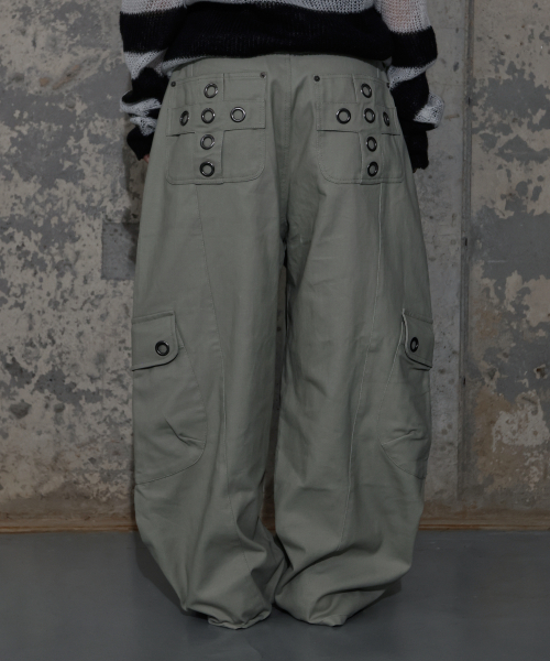 팬시클럽() 크로스 포켓 카고 팬츠 (ASH KHAKI) F25ZD976 상품 이미지