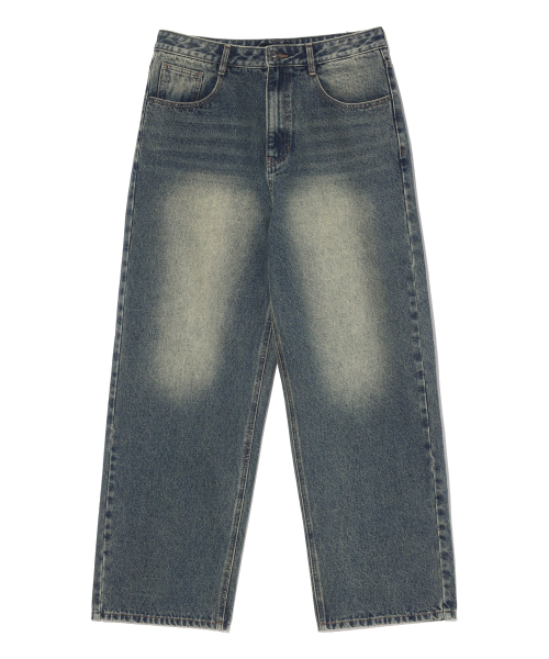 Изогнутые джинсы LQ5DU533_DARK INDIGO