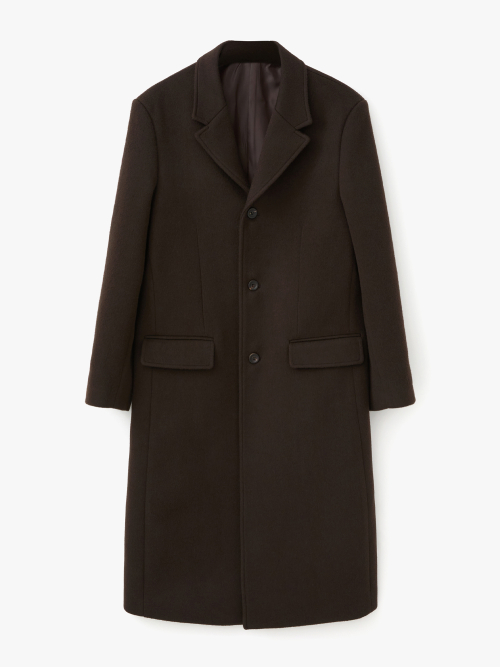 르마드() 3버튼 울 코트 - BROWN 상품 이미지