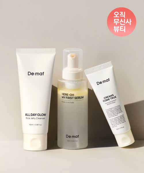 디마프() 아침촉촉 지성세트(젤리클렌저 100ml+만능기초 155ml+크림 50ml) 상품 이미지