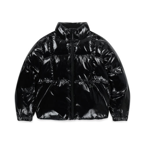K254UPD902 글로시 패딩 점퍼 CARBONBLACK