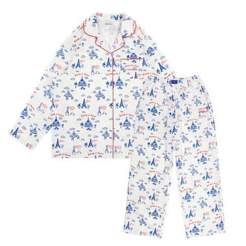 Женская пижама Eiffel цвета Ivory_BU53UJ504
