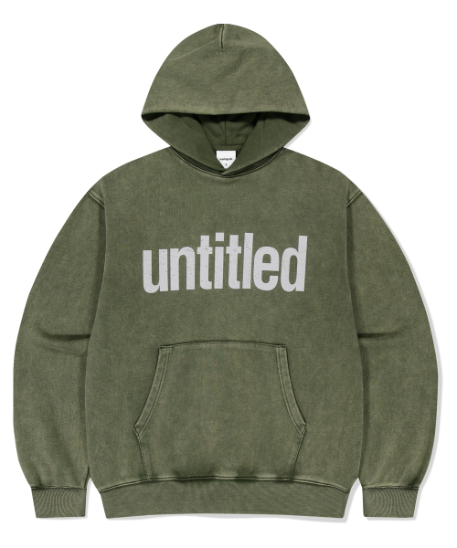FADED UNTITLED HOODIE KHAKI(MG2FFMM410A)