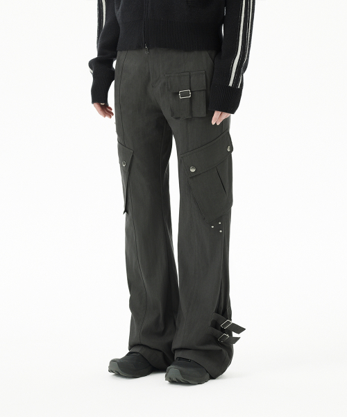 UTILITY CARGO FLARE PANT CHARCOAL(MG2FFFPA11A)