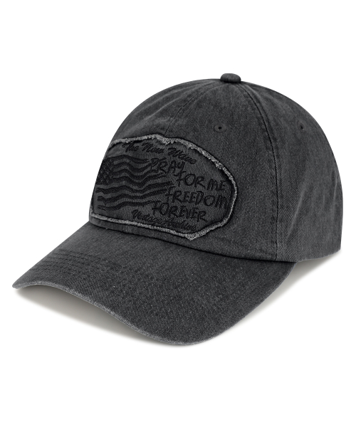 RAW CUT FLAG CAP CHARCOAL(MG2FFMAB28A)
