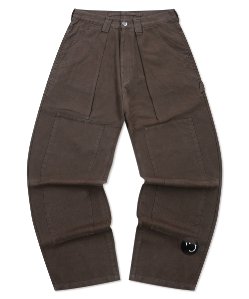 GP156 Брюки карпентер с завесой (BROWN)