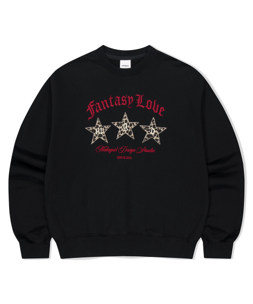 FANTASY LOVE SWEAT SHIRTS BLACK(MG2FFFM473A)
