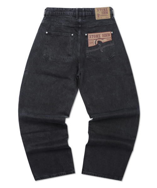 Широкие джинсы XP307 Heritage Easy (BLACK)
