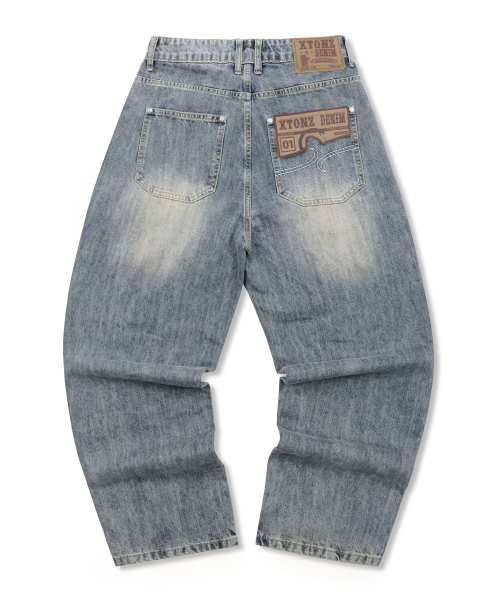 Широкие джинсы XP307 Heritage Easy (BLUE)