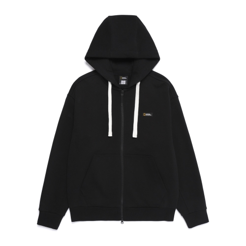 N253UFT901 라르가 헤비웨이트 후드 집업 BLACK