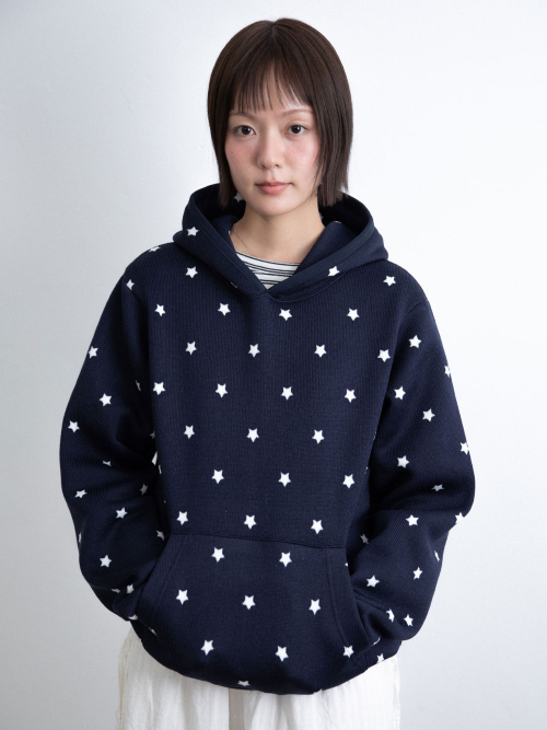 STAR HOODIE_NAVY(IK2FFFM410A)