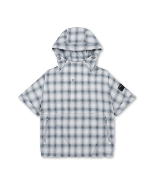 (W) Check Pattern короткий рукав Anorak G5UAW25741GYX