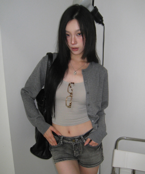 에센셜 라운드넥 가디건_MIWCKG910T