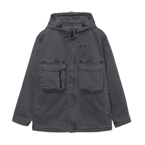 Куртка Terra с эффектом варки Dark Gray