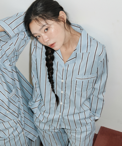 모카베일 긴팔 잠옷 세트