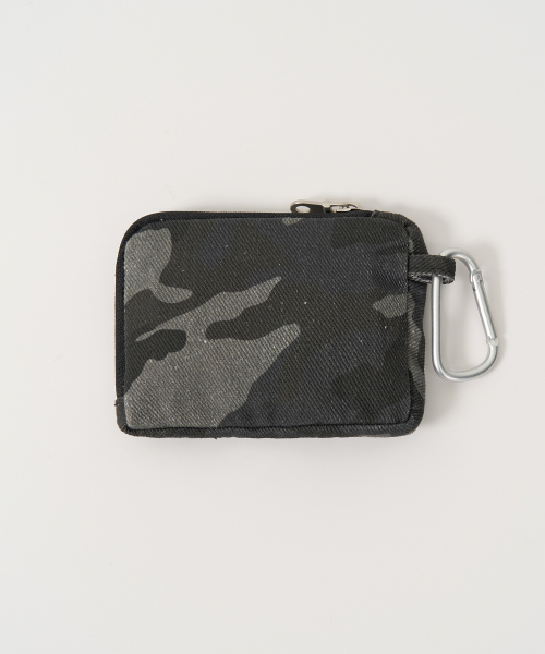 CAMO CARD POCKET (DARK GREY)