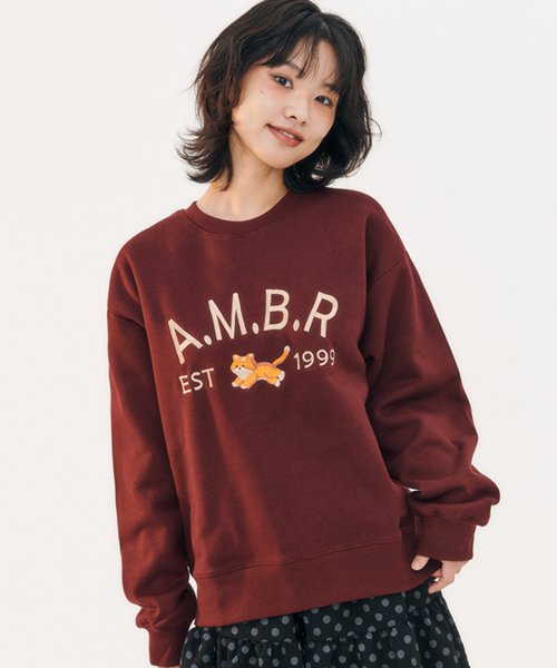Свитшот с вышивкой Cheese AMM1317 (Burgundy)