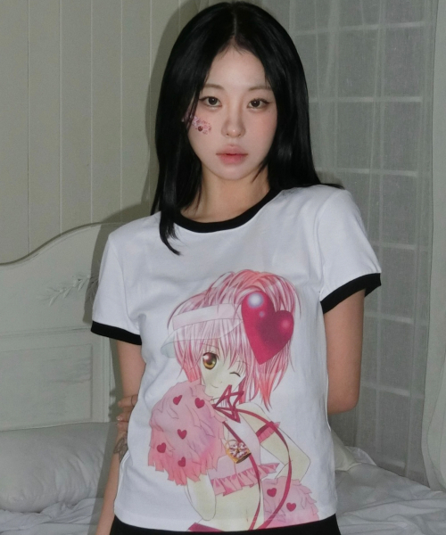 SHUGO CHARA! RINGER TEE(WHITE)
