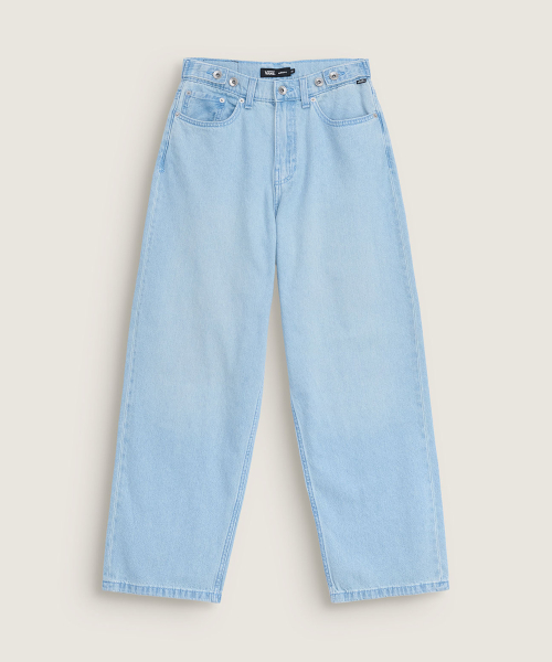 Свободные чиносы в клетку - Light Stonewash / VN000R4STTJ1