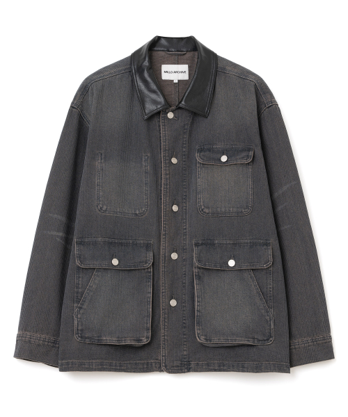 Куртка демисезонная washed middle [vintage purple]