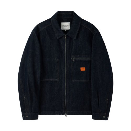 DENIM ZIP-UP JACKET - INDIGO (P253MJK461)