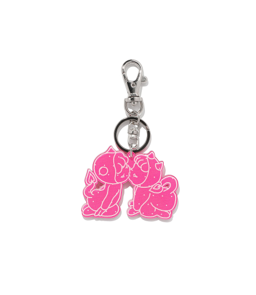 DEVIL DOT ACRYLIC KEYCHAIN_PINK(NG2FFUAB70A)