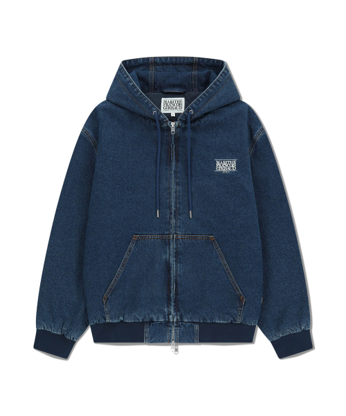 DENIM HOODIE JACKET blue
