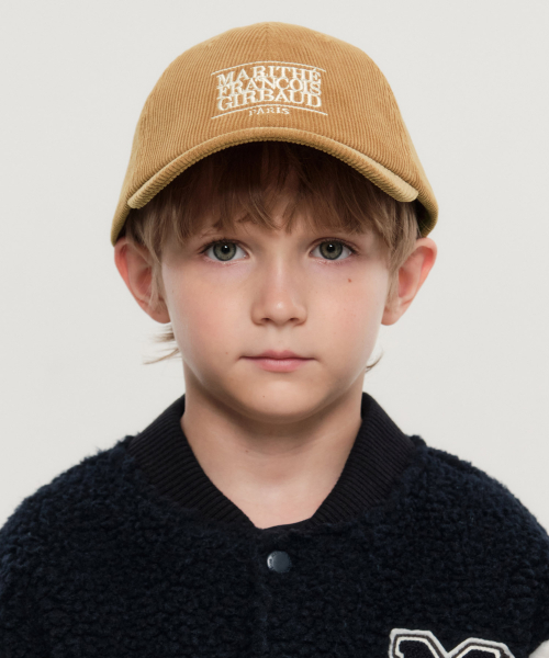 KIDS CLASSIC LOGO CORDUROY BALL CAP brown