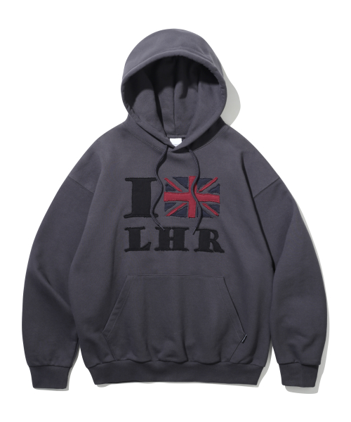 어반스터프() ILHR Logo 후디 (챠콜) 상품 이미지